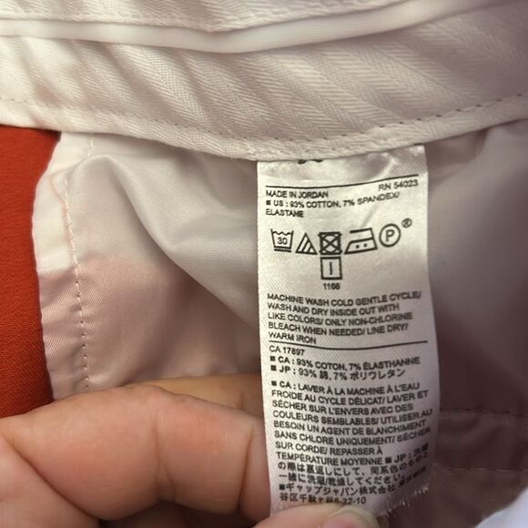 Banana Republic Burnt Orange High Rise Slim Ankle pants Size 16
EUC - Picture 7 of 7